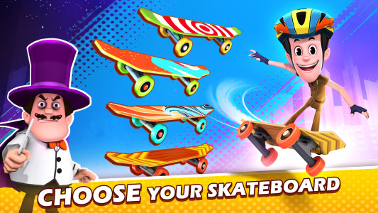 اسکرین شات 7 بازی Smaashhing Simmba - Skate Rush