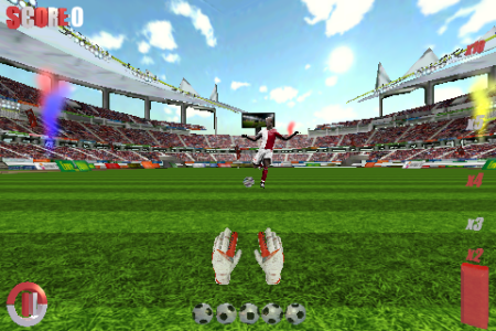 اسکرین شات 1 بازی Goalkeeper Soccer World