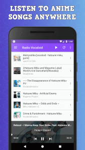 اسکرین شات برنامه Radio Vocaloid Music 3