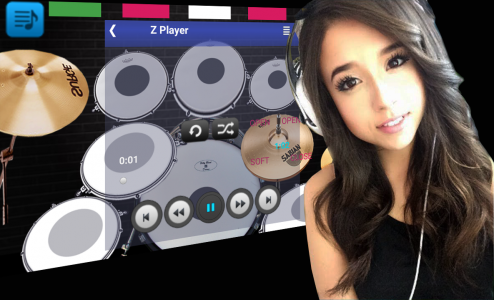 اسکرین شات 4 برنامه Real Drums - Z Player