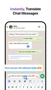 اسکرین شات 1 برنامه Hi Translate - Chat translator