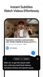 اسکرین شات 5 برنامه Hi Translate - Chat translator