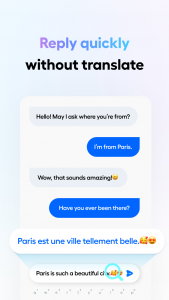 اسکرین شات برنامه Hi Translate - Chat translator 1