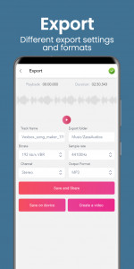 اسکرین شات برنامه Pro Audio Editor - Music Mixer 3