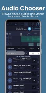 اسکرین شات برنامه Pro Audio Editor - Music Mixer 2