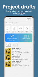 اسکرین شات برنامه Pro Audio Editor - Music Mixer 4