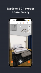 اسکرین شات 5 برنامه JoyPlan-Quick House Design 3D