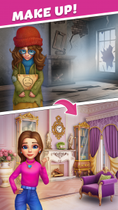 اسکرین شات 6 بازی Makeover Time: Match 3 puzzles