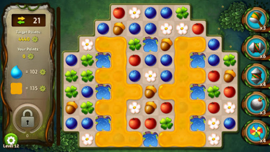 اسکرین شات بازی Mystery Forest - Match 3 Puzzle (Rich Reward) 1