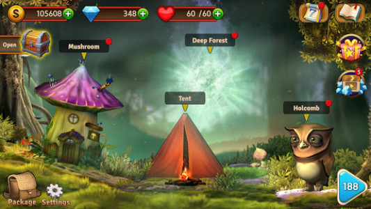 اسکرین شات بازی Mystery Forest - Match 3 Puzzle (Rich Reward) 3