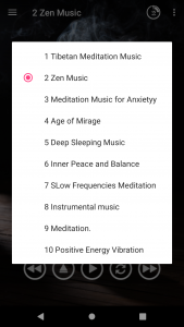 اسکرین شات 5 برنامه Meditation music relaxation