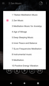 اسکرین شات برنامه Meditation music relaxation 5