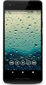 اسکرین شات 2 برنامه Rain Sounds - Sleep & Relax