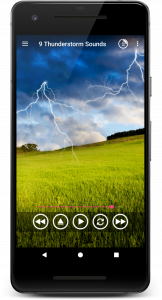 اسکرین شات 3 برنامه Rain Sounds - Sleep & Relax
