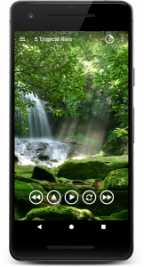 اسکرین شات 5 برنامه Rain Sounds - Sleep & Relax