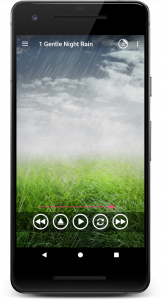 اسکرین شات 1 برنامه Rain Sounds - Sleep & Relax