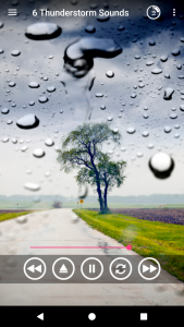 اسکرین شات 4 برنامه Thunderstorm sounds for sleep