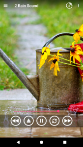 اسکرین شات 2 برنامه Thunderstorm sounds for sleep