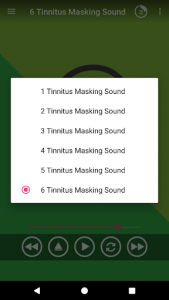 اسکرین شات برنامه Tinnitus relief app. Sound therapy. 6