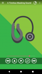 اسکرین شات 5 برنامه Tinnitus relief. Sound therapy