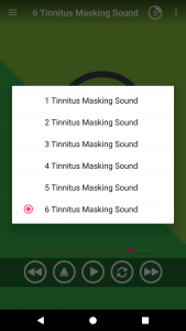 اسکرین شات 6 برنامه Tinnitus relief. Sound therapy