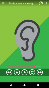 اسکرین شات 1 برنامه Tinnitus relief. Sound therapy