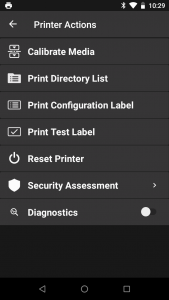 اسکرین شات برنامه Zebra Printer Setup Utility 4