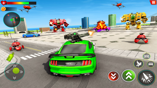 اسکرین شات برنامه Flying Horse Robot Car Games 3