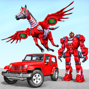 اسکرین شات برنامه Flying Horse Robot Car Games 1