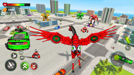 اسکرین شات برنامه Flying Horse Robot Car Games 5