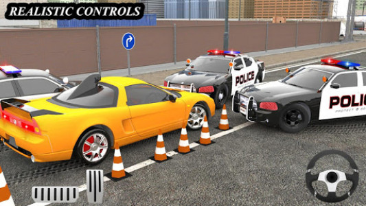 اسکرین شات برنامه Police Car Chase: Real car Parking game: Cop Games 4