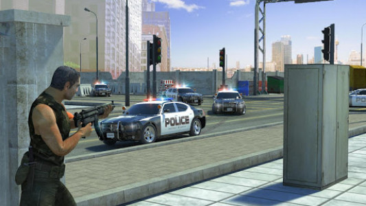 اسکرین شات برنامه Police Car Chase: Real car Parking game: Cop Games 1