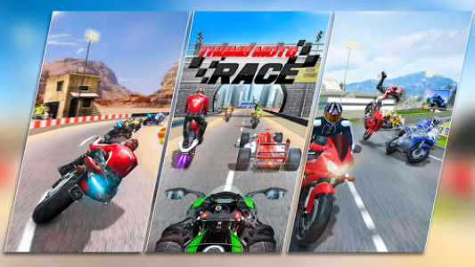 اسکرین شات بازی Thumb Moto Race - New Bike Race Games 2020 5
