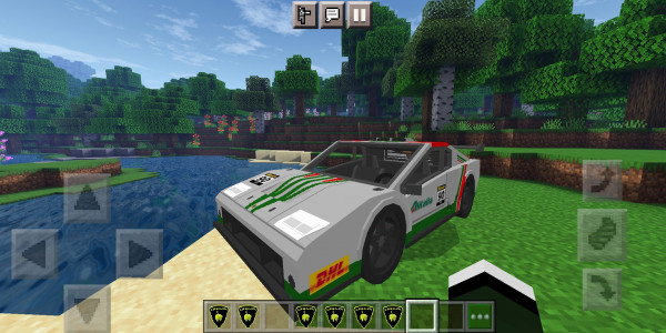 اسکرین شات 1 برنامه Car mods for Minecraft PE