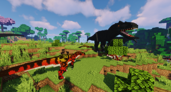 اسکرین شات برنامه Dinosaur mods for Minecraft PE 1