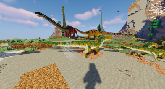 اسکرین شات برنامه Dinosaur mods for Minecraft PE 3