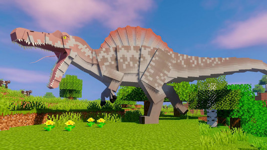 اسکرین شات برنامه Dinosaur mods for Minecraft PE 4