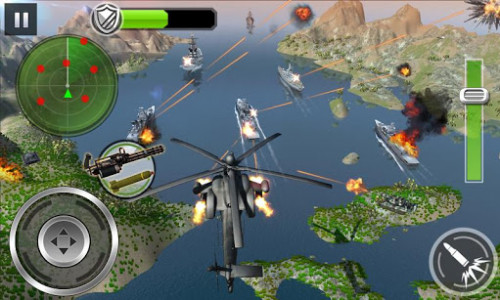 اسکرین شات بازی Air Gunship Battle 3D 1