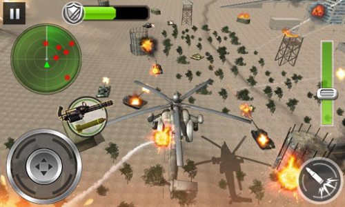 اسکرین شات بازی Air Gunship Battle 3D 3