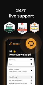 اسکرین شات برنامه Zengo: Crypto & Bitcoin Wallet 4