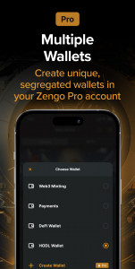 اسکرین شات برنامه Zengo: Crypto & Bitcoin Wallet 7