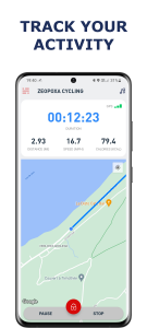 اسکرین شات برنامه Cycling app — Bike Tracker 1