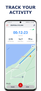 اسکرین شات 1 برنامه Cycling app — Bike Tracker