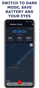 اسکرین شات برنامه Cycling app — Bike Tracker 2