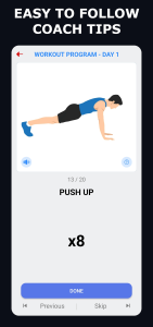 اسکرین شات 6 برنامه Home Workout - Fitness Coach