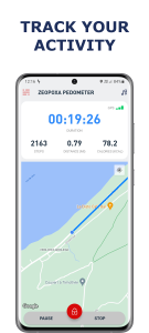 اسکرین شات 1 برنامه Pedometer app — Step Counter