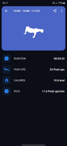 اسکرین شات 6 برنامه Zeopoxa Push Ups Workout