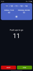 اسکرین شات 3 برنامه Zeopoxa Push Ups Workout