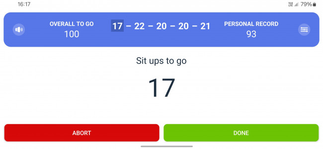 اسکرین شات 3 برنامه Zeopoxa Sit Ups - Abs Workout