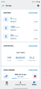 اسکرین شات 7 برنامه Zeopoxa Sit Ups - Abs Workout